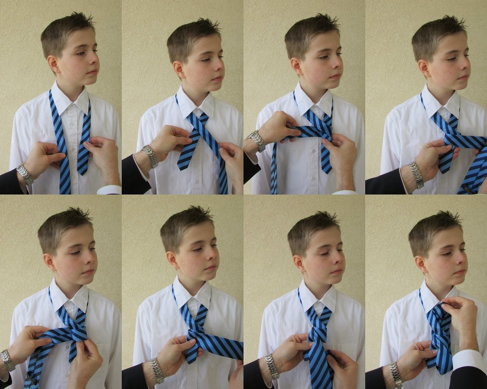 necktie tying methods