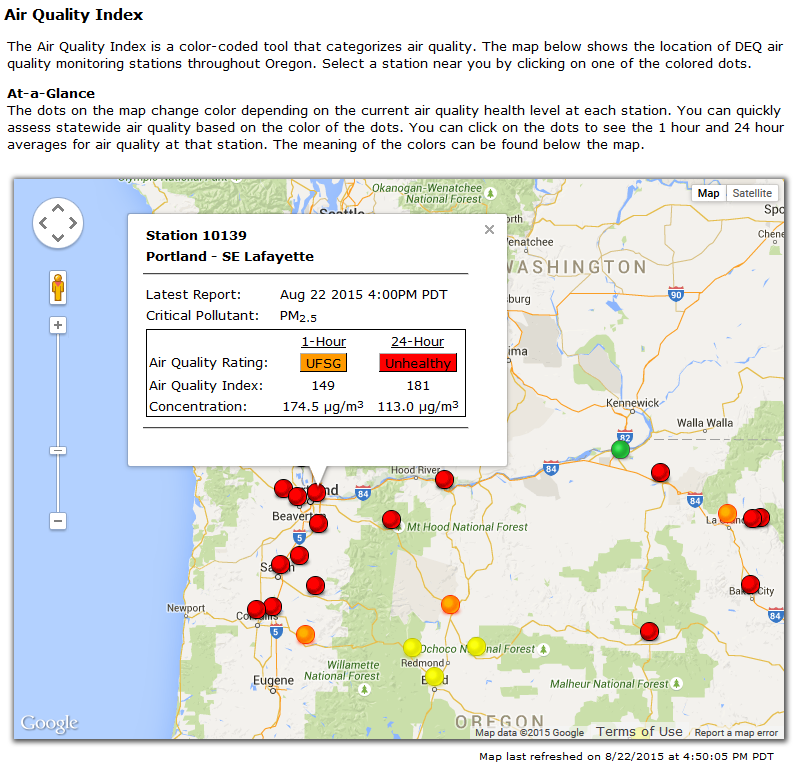 Dancing With Fey Wildfire Smoke in Portland