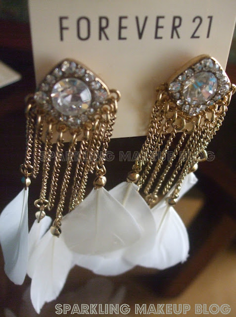 Jewelry Haul. Forever 21, J.Crew, ear studs, feather earings, rings