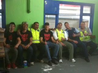 KIRF's earthquake relief volunteers and their new friends at The Pacific Hub after helping out families who lost their homes