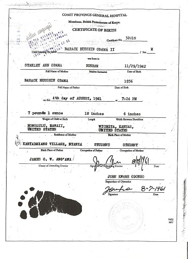 I#39;ve seen a Kenya birth kenyan birth certificate obama. I#39;ve seen a Kenya birth