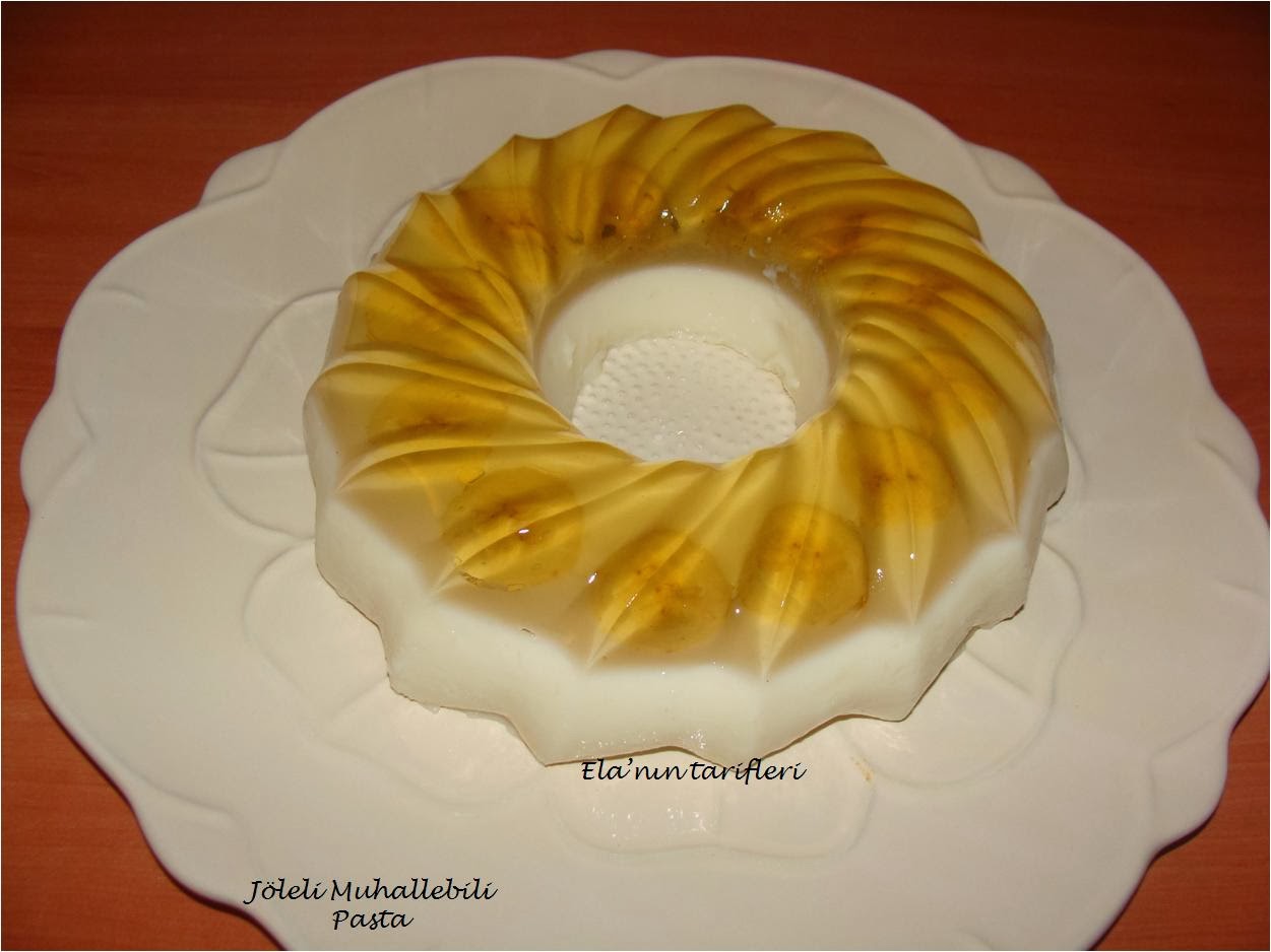 ELA�NIN TARİFLERİ JÖLELİ MUHALLEBİLİ PASTA
