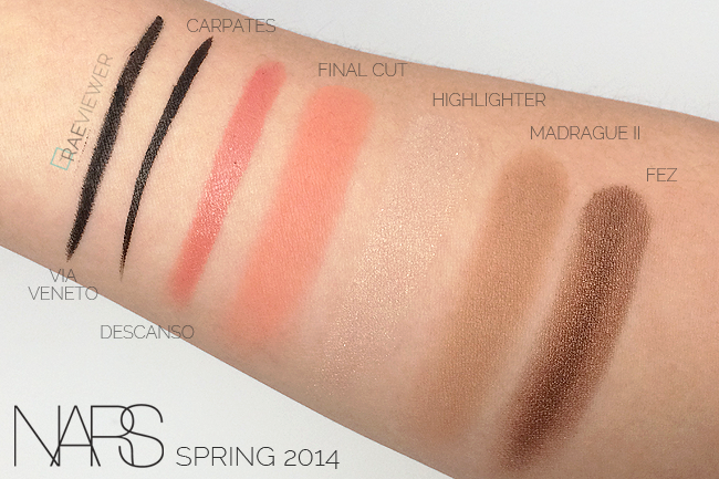NARS Blush Collection 2014 + Swatches 