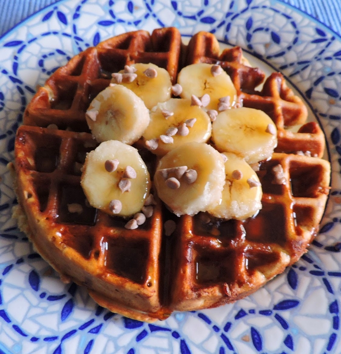 Banana Bread Waffles