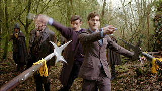 Hurt, Tennant and Smith in The Day of the Doctor