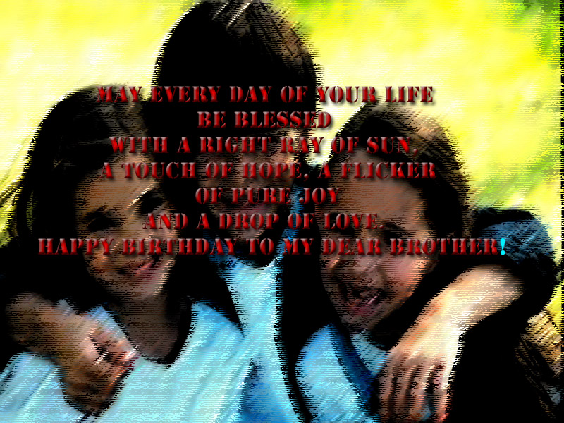 Birthday Brother Wishes