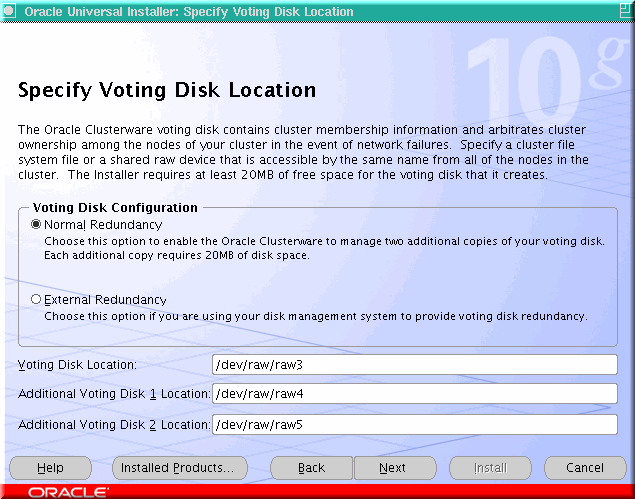 Oracle 10g RAC Installation
