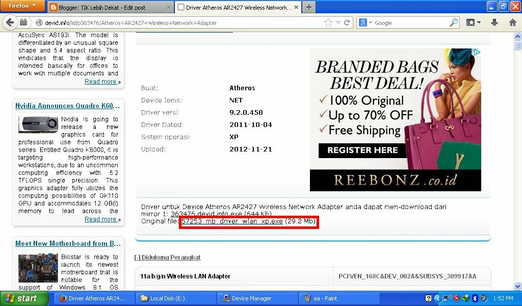 Cara download driver komputer