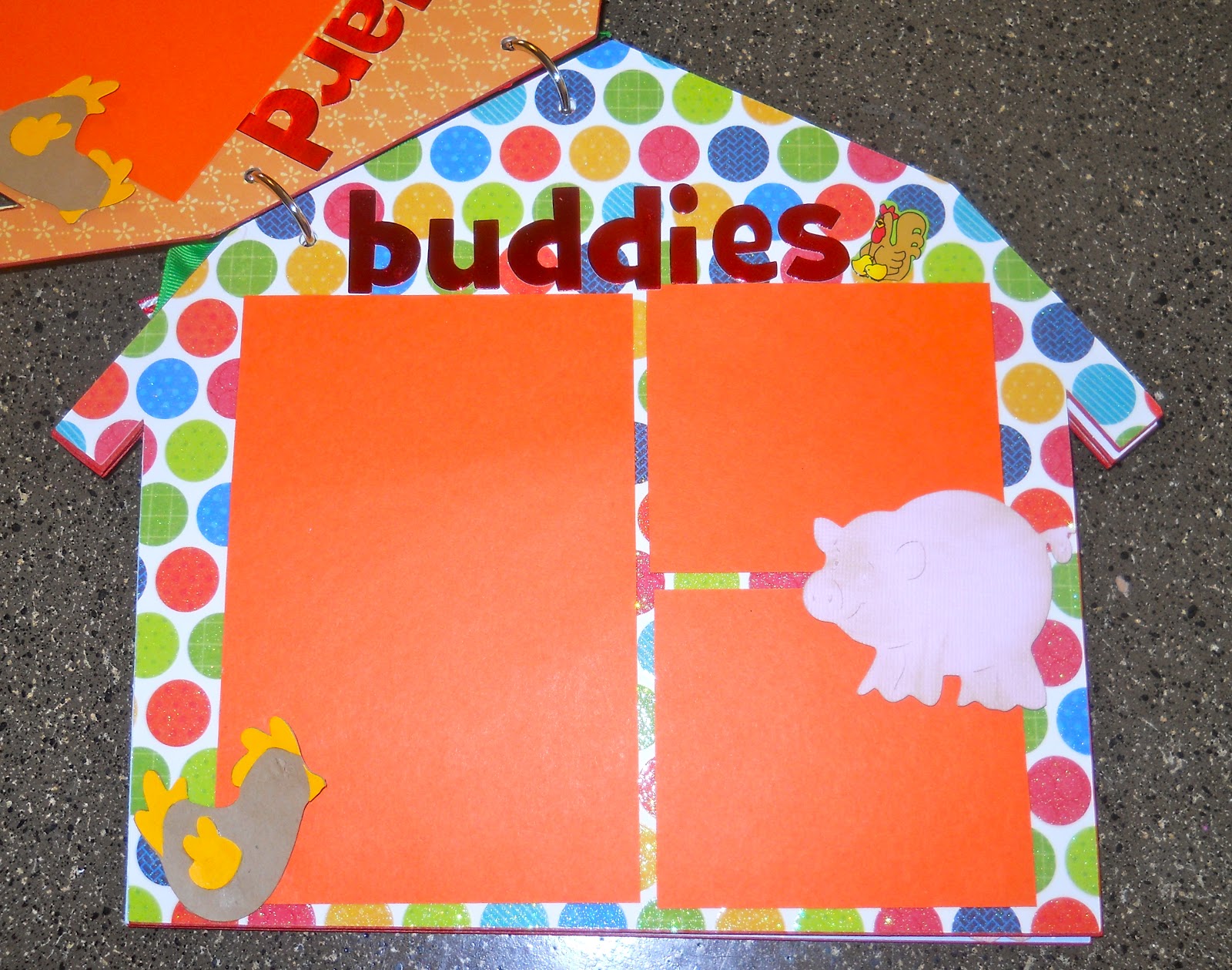 Creative Keepsakes Custom Scrapbooks Farm Chipboard Album