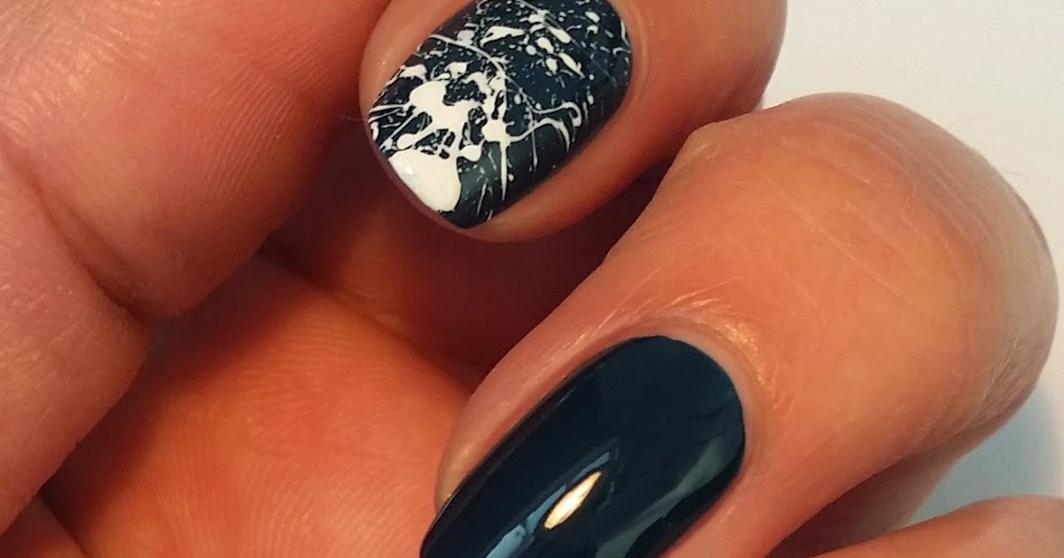 365+ days of nail art Splatter nails