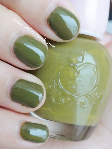 Etude House nail polish DGR704 - Only Olive 