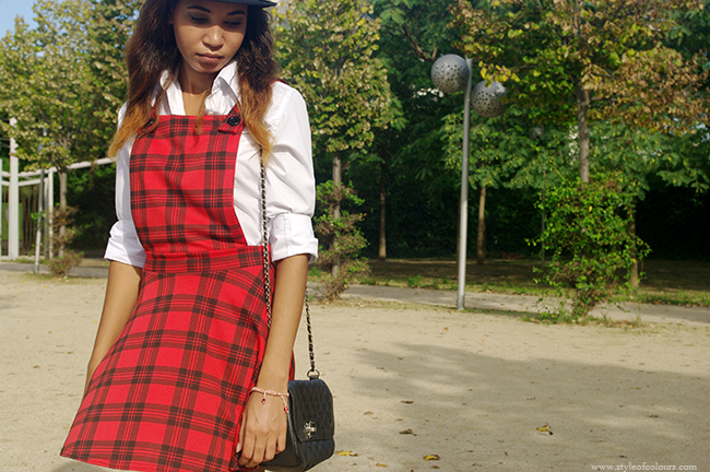 How to style a tartan pinafore