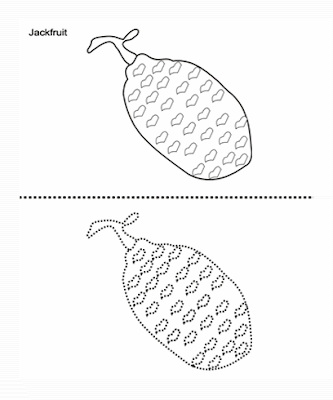 Free Jackfruit Coloring Pages Pictures