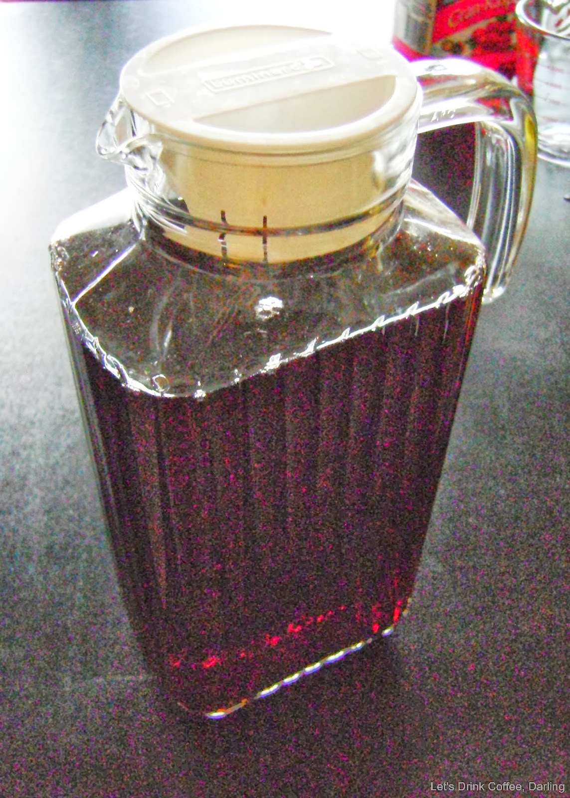 Let's Drink Coffee, Darling Fruit Juice Tea Recipe