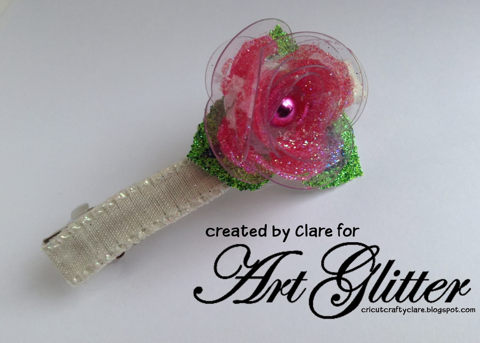 ArtGlitterBlog Art Glitter Hair Clip