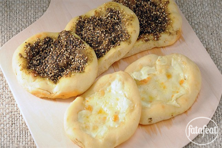 Manakish zaatar and jibneh recipe Kashkaval or any type of grated yellow cheese coarse Manakish zaatar and jibneh recipe