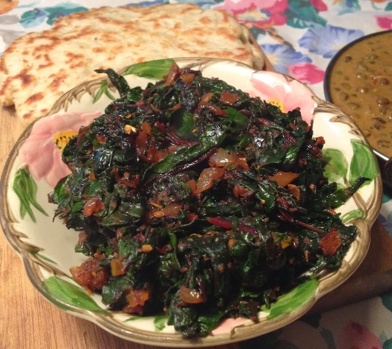 From Kirsten's Kitchen to Yours South Indian Sauteed Swiss Chard