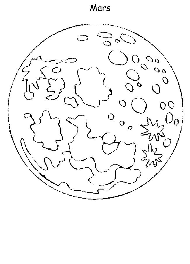 Kids Page: - Mars Nature For Kids Coloring Pages