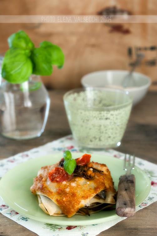 lasagnette con carciofi e ciliegini