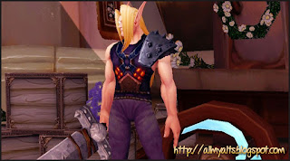 Cloud Stryfe of FF7 in World of Warcraft