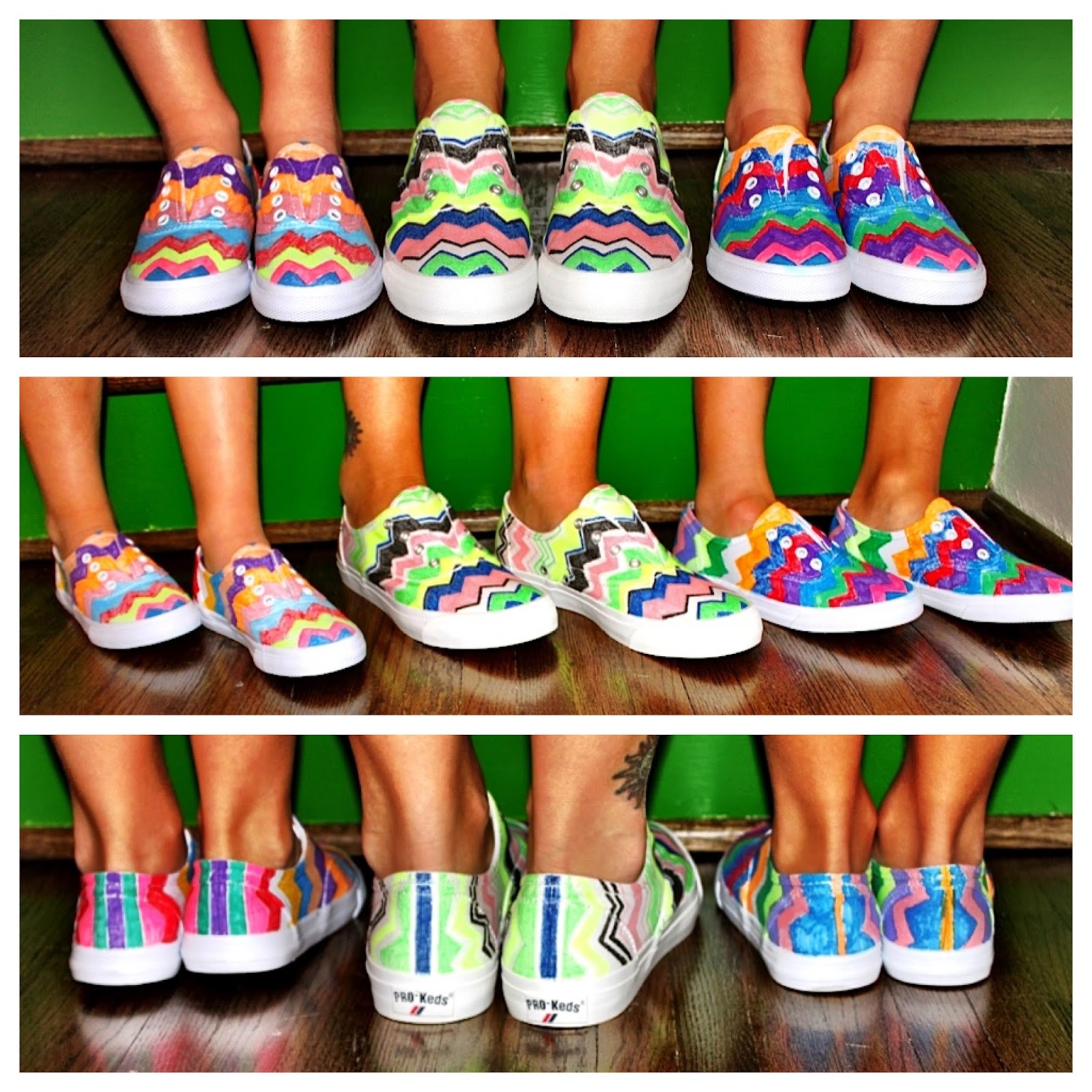 Getting Crafty | Canvas Shoe "Painting" | SOURJONES