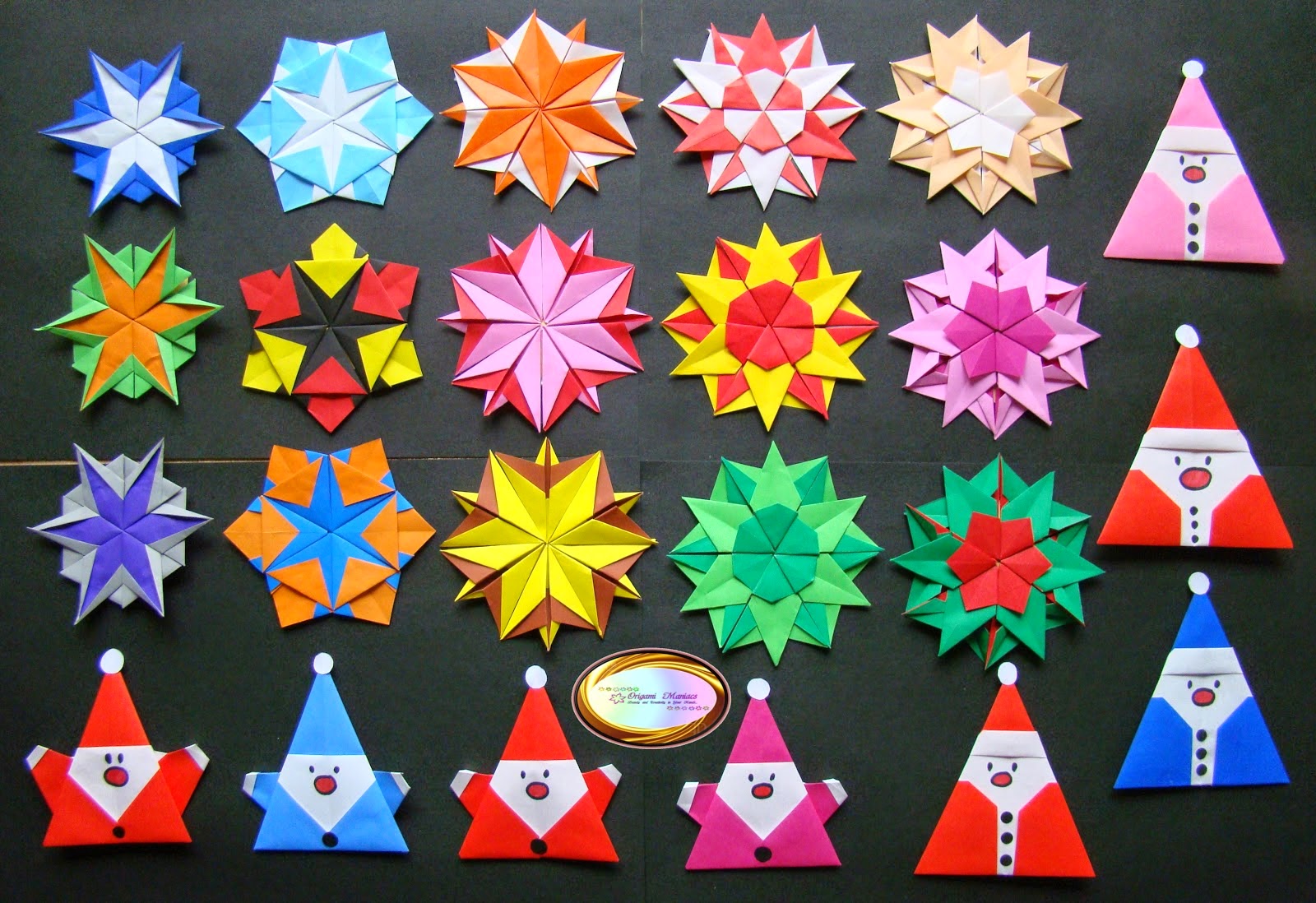 origami for christmas origami flower easy