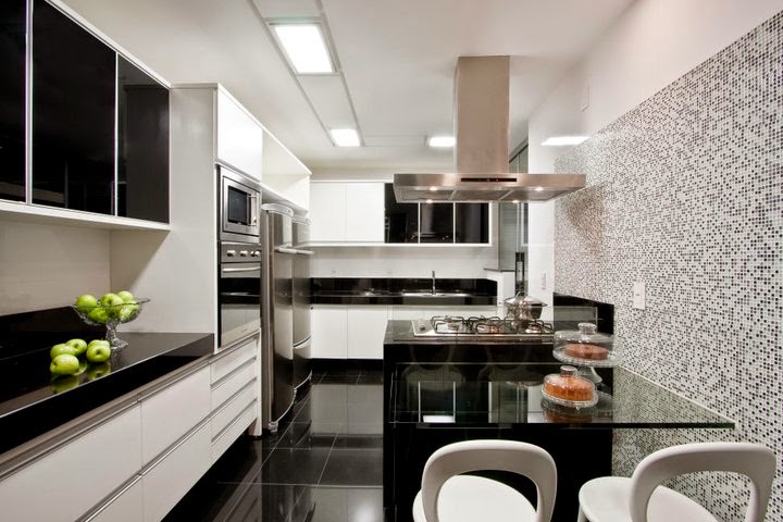 decorar cozinha grande:Cozinha Preto E Branco decorar cozinha grande:Cozinha Preto E Branco