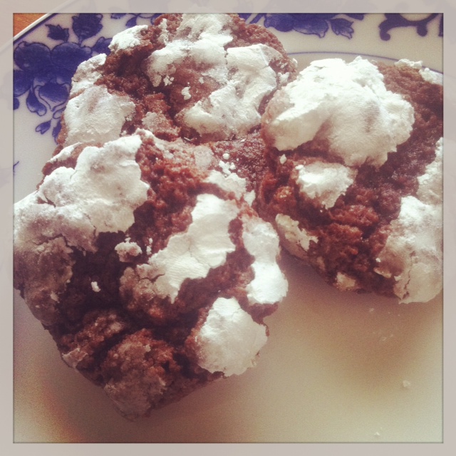 Journey Through Food and Wine Sugar Coated Chocolate Cookies & No Sleep