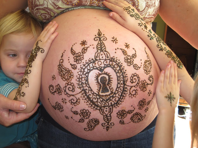 Artwork by Kelle with Scarlett Muse Henna