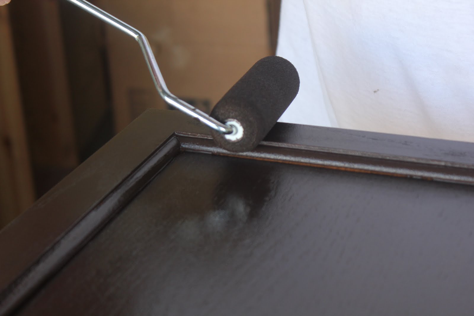 Paint kitchen cabinets before and after Behr Paint Painted Kitchen Cabinets