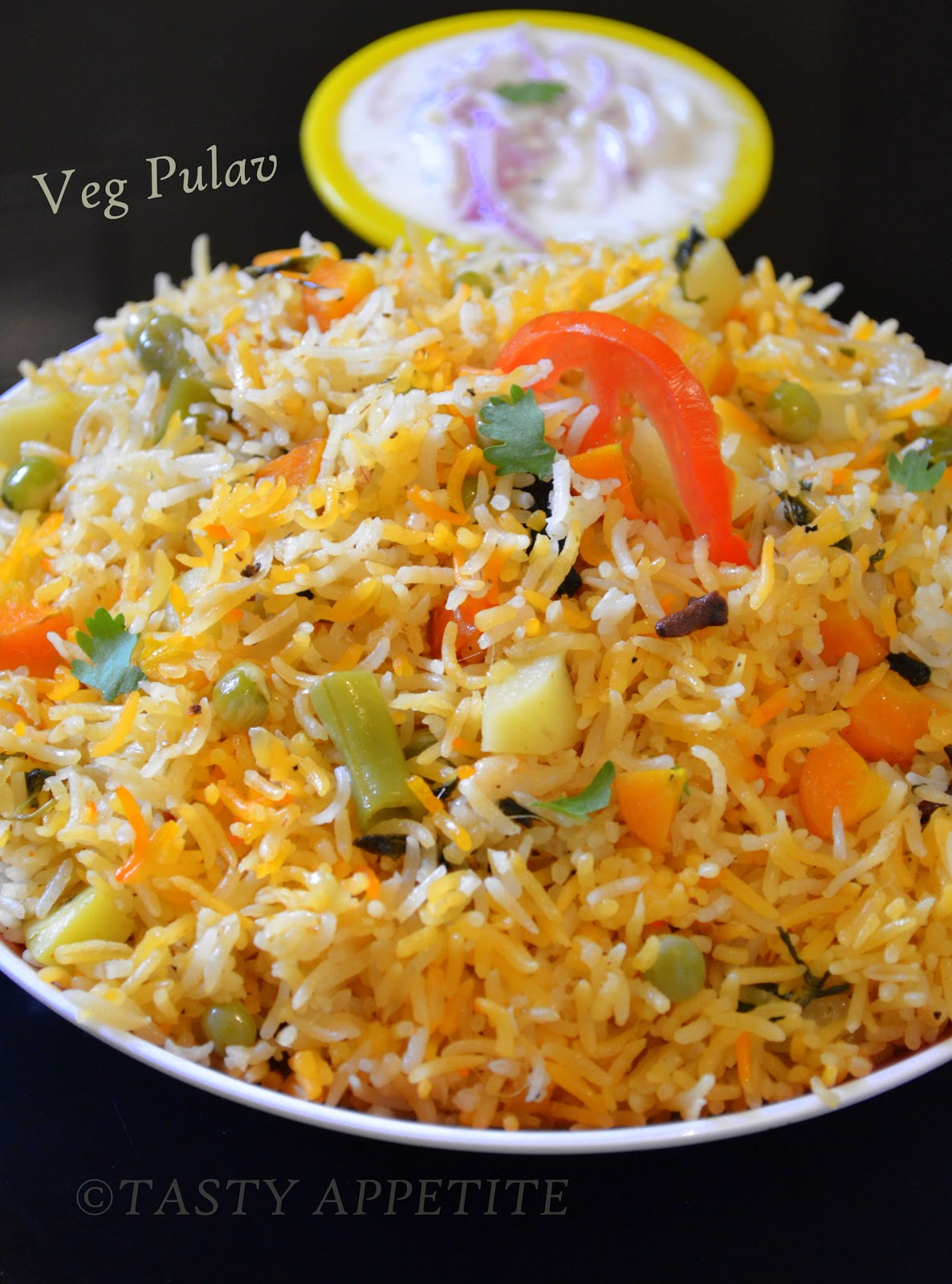 Vegetable Pulav / Veg Pulao / Step by Step