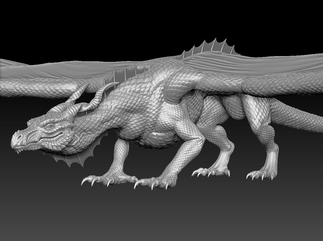 Dragon scales progress