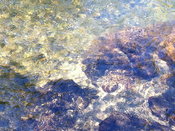 rocks and water