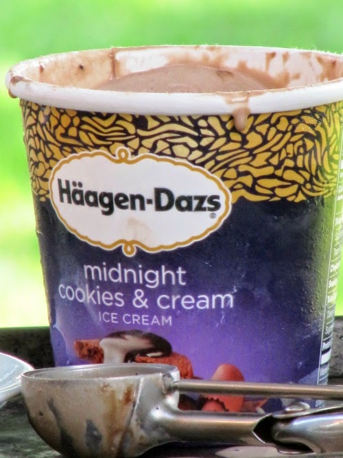 Once Upon A Chocolate Life HaagenDazs Midnight Cookies & Cream Ice Cream