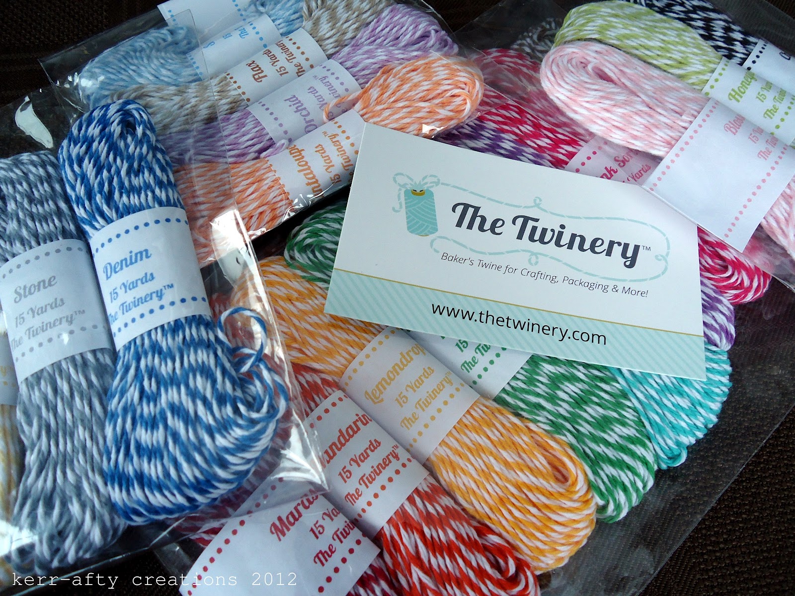 Kerrafty Creations Twine Wrapped Letters