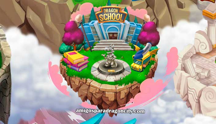 isla nuevo año academico amigos para dragon city