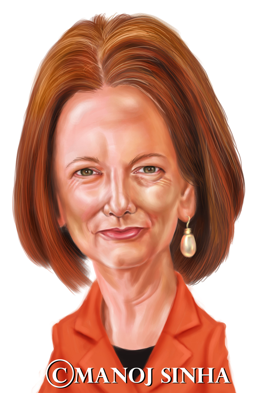 Cartoonist Manoj Sinha: Julia Gillard