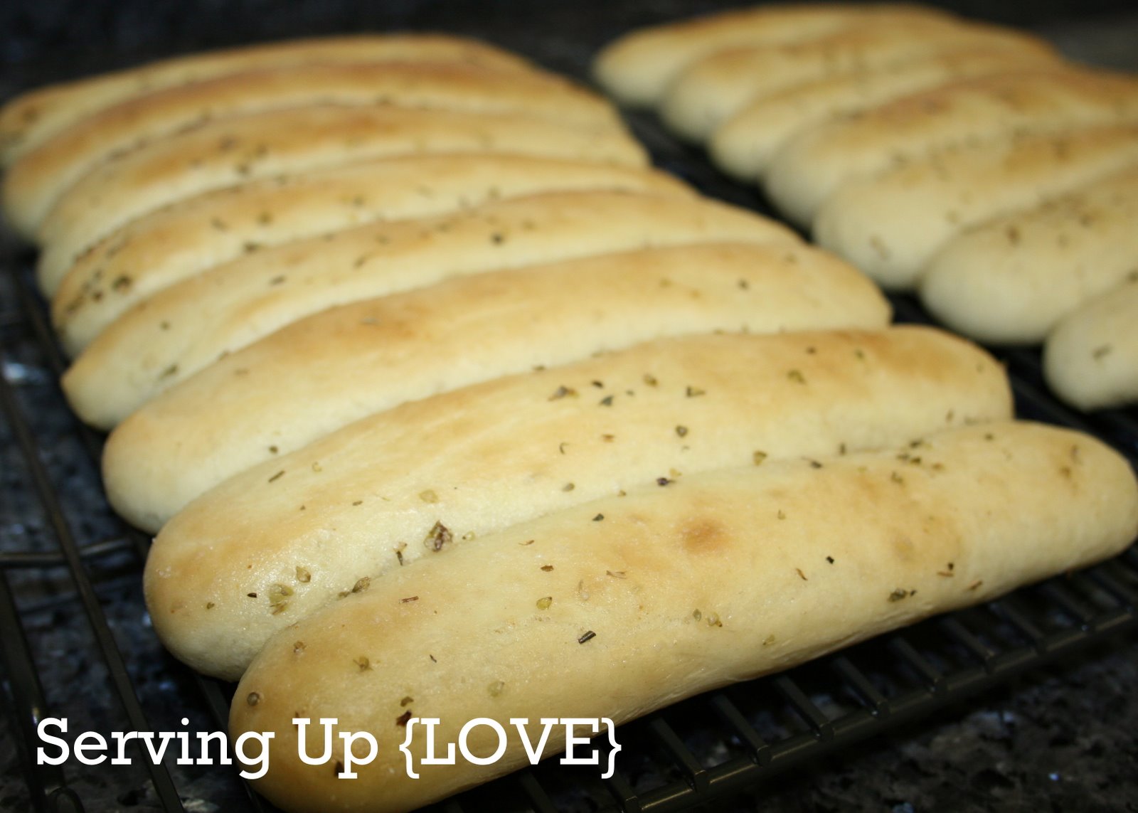 Katherine's Kitchen Serving Up {Bread} AMAZING breadsticks