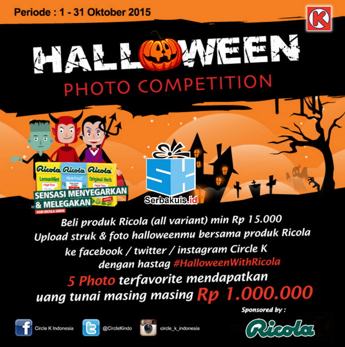 Kontes Foto Ricola Halloween Berhadiah Uang 5 Juta Kontes Foto Ricola Halloween Berhadiah Uang 5 Juta