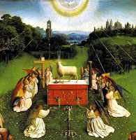 ghent altarpiece adoration of the lamb