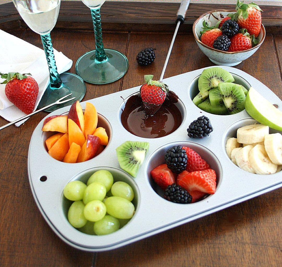 DIY Chocolate Fondue for Two