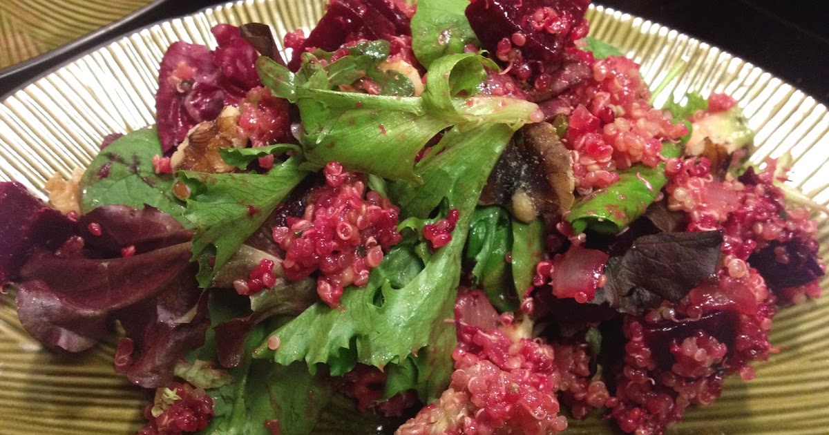 what's for sups? Quinoa Salad with Beets & Avocado