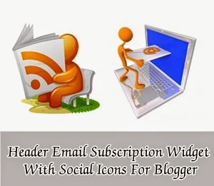 Add Email Subscription Box In Header With Social Icons : eAskme