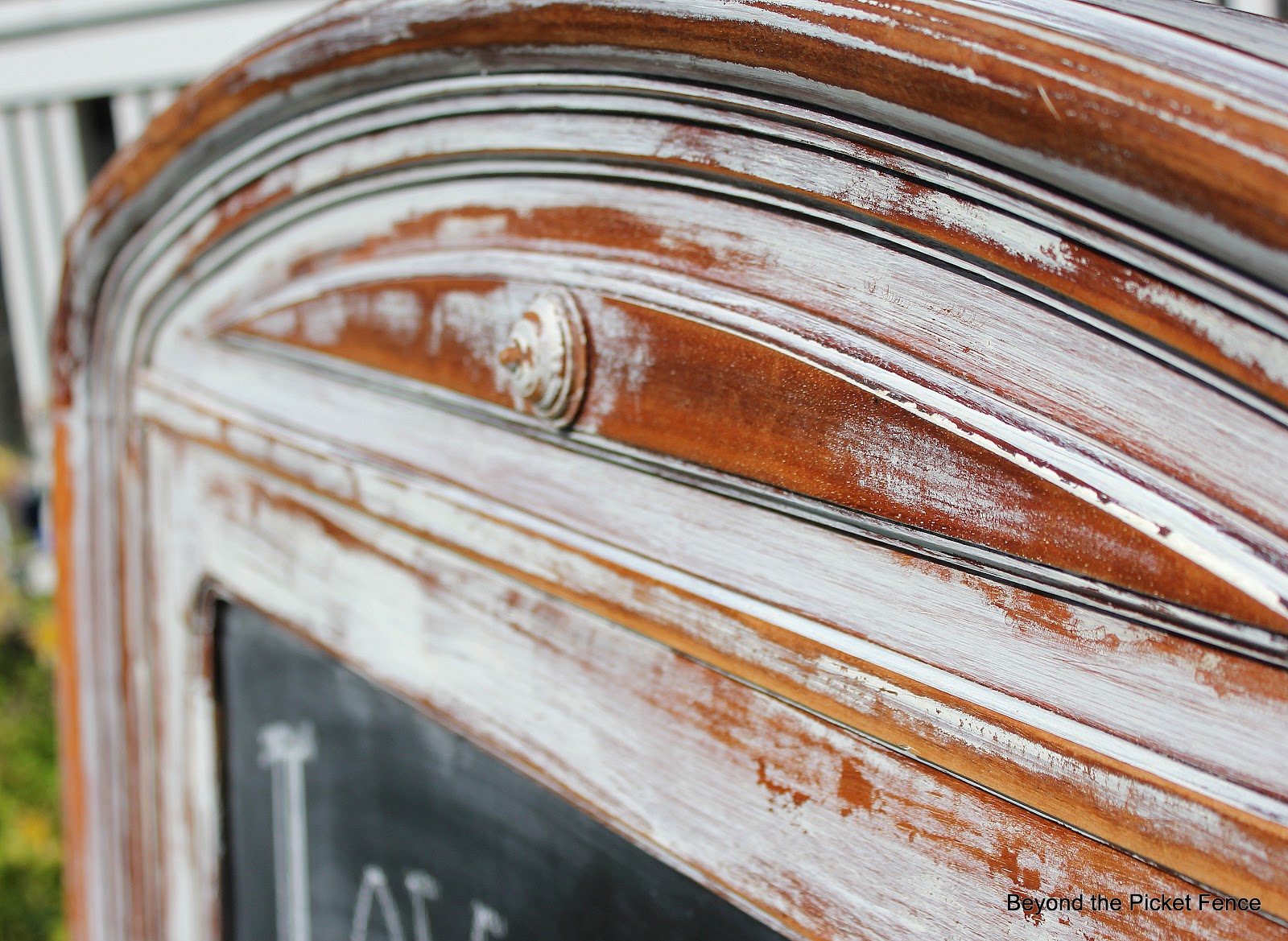 Beyond The Picket Fence Headboard Chalkboard