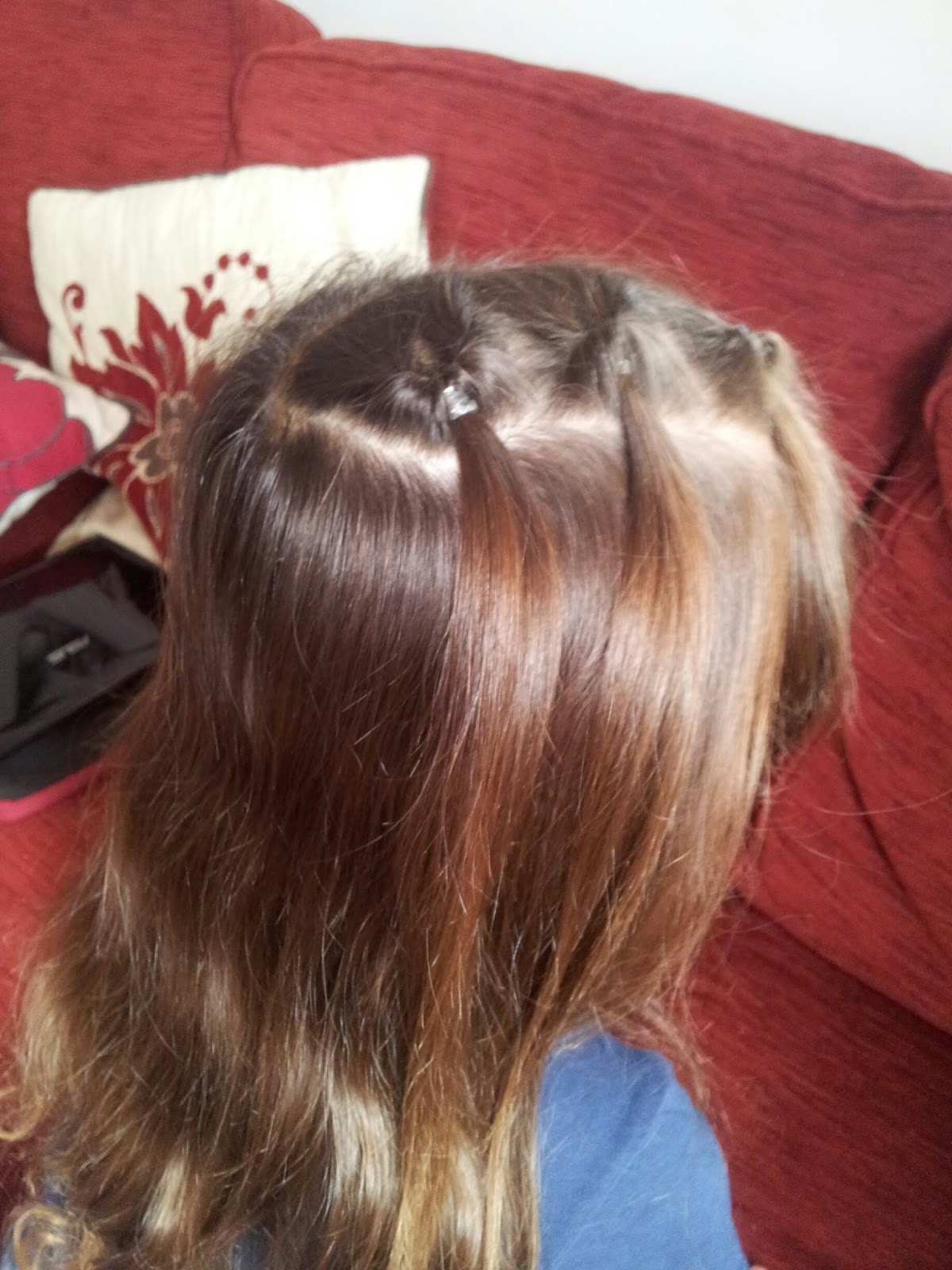 Yummy Mummy Survival Girls Hairstyles Triple Side Topsy Tail