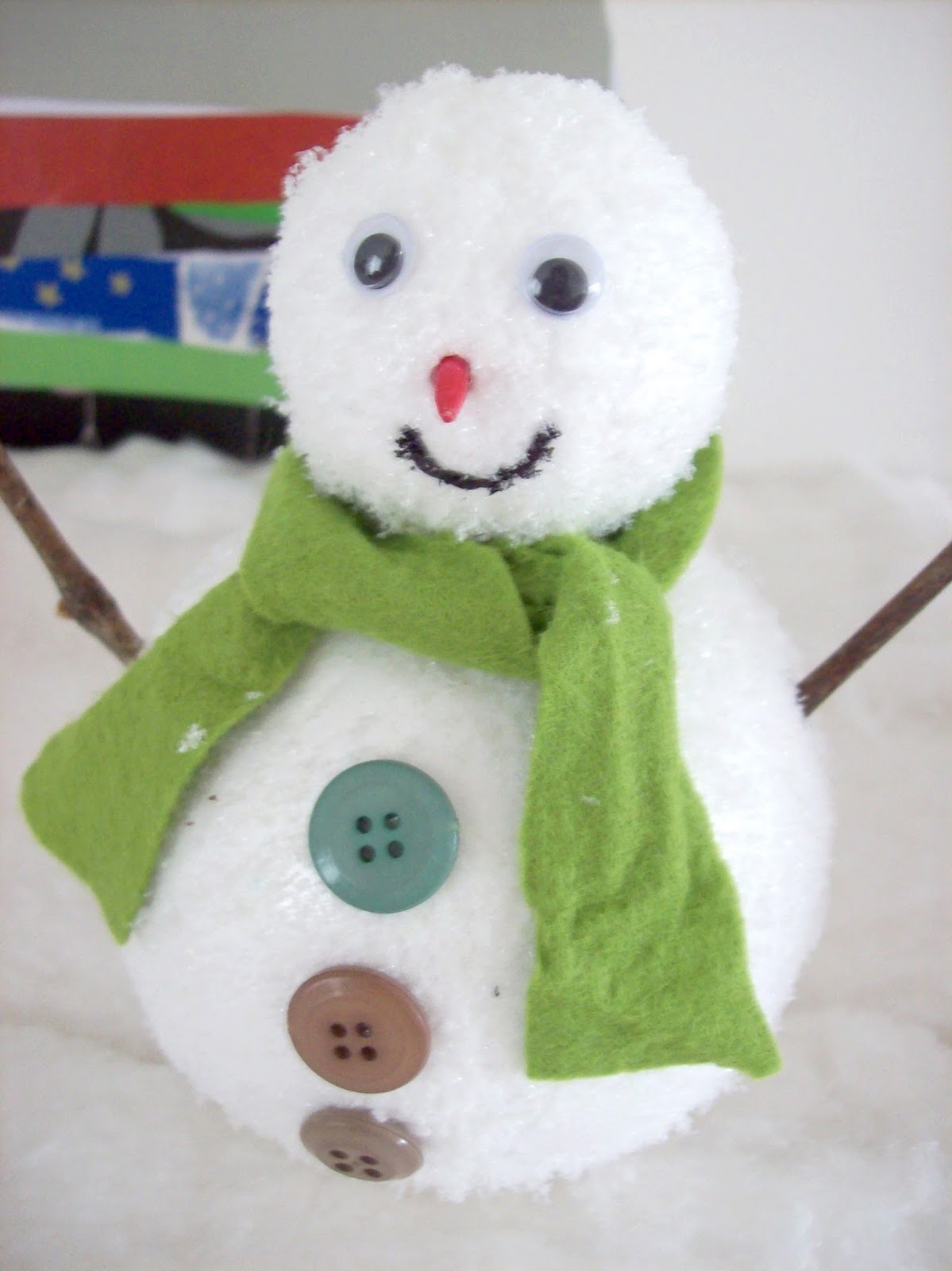 ♥ DIY Nos bonhomme de neige
