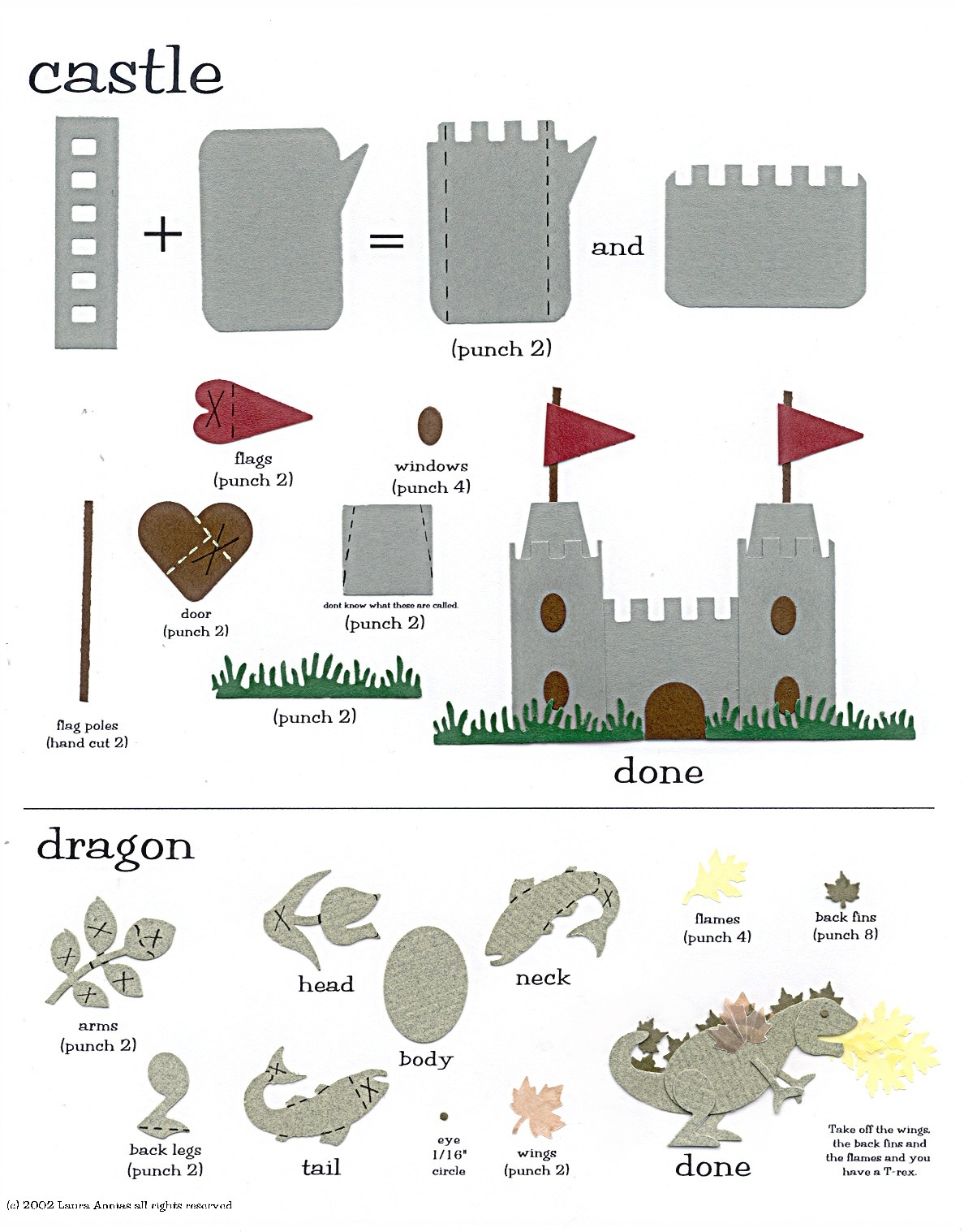 laura's frayed knot PaperPunch Art