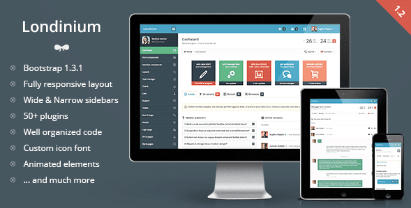 Londinium - responsive bootstrap 3 admin template Londinium - responsive bootstrap 3 admin template