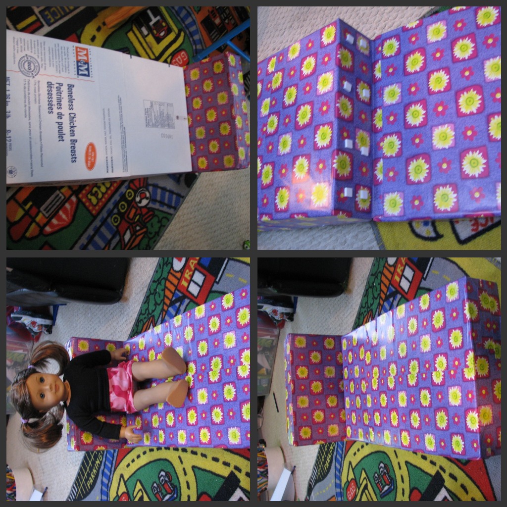 Karen Mom of Three's Craft Blog How to make a Doll Bed for an 18 inch doll