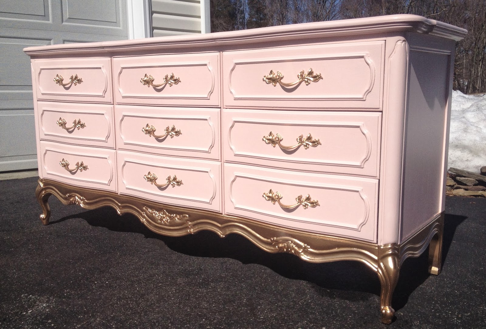 perfectly beautiful things Painted Nursery Dresser